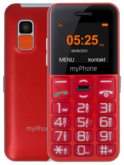myPhone Halo Easy czerwony