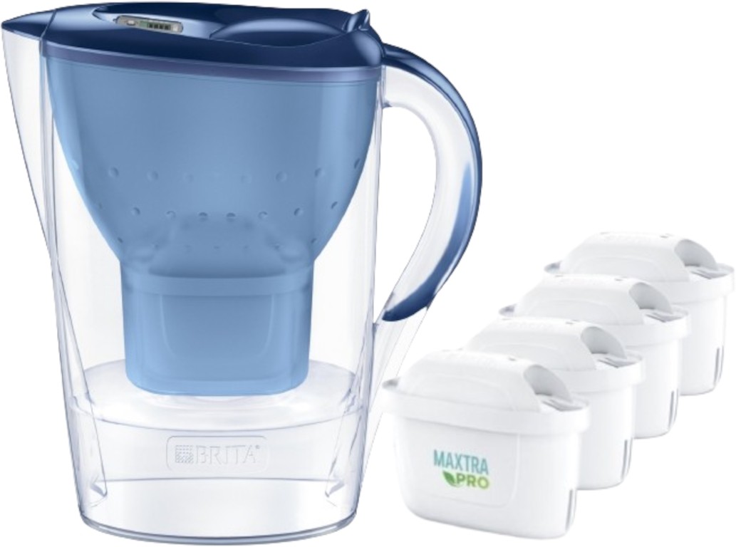 Brita Marella XL + 4 filtry MAXTRA PRO Pure Performance niebieski