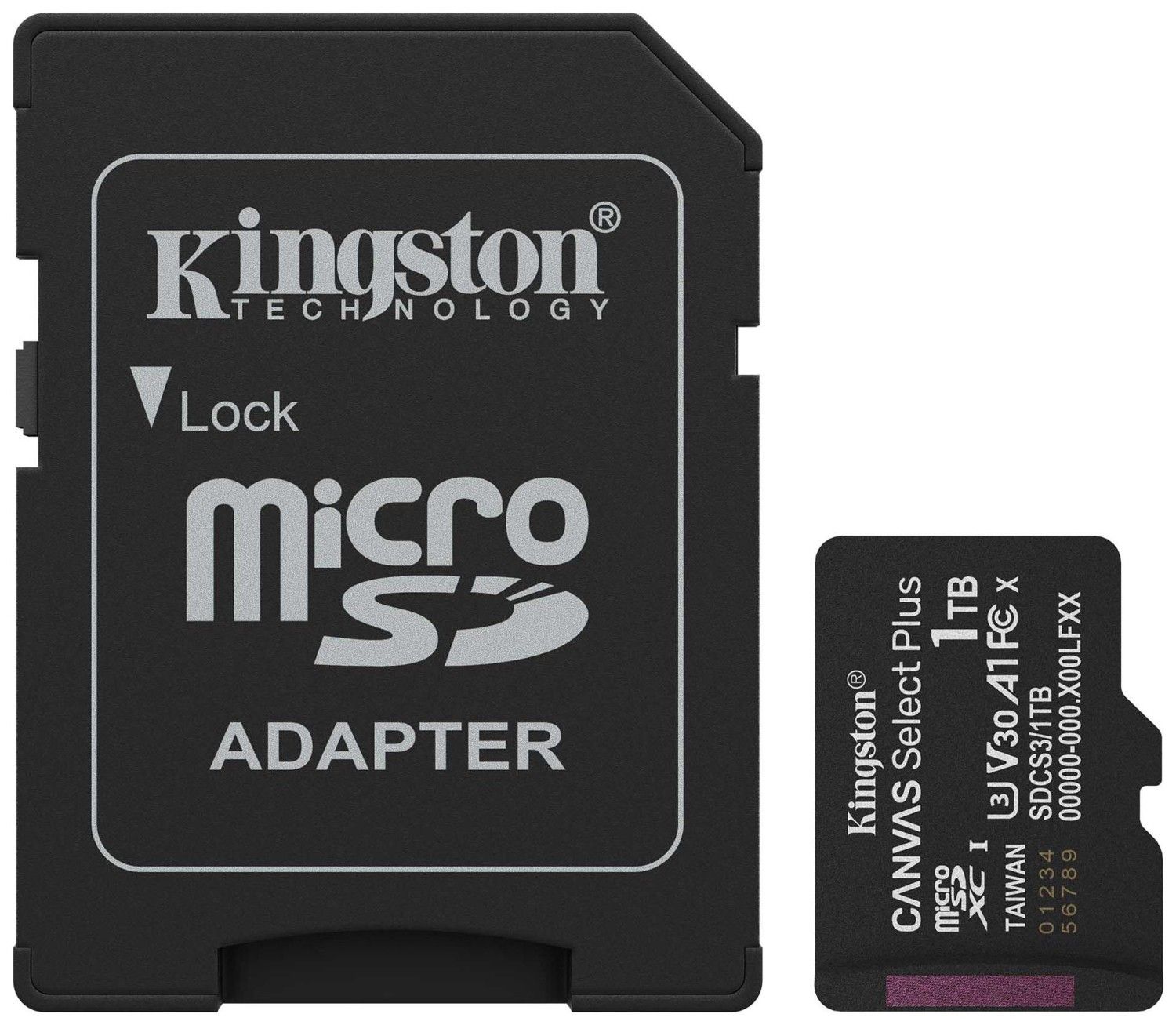 Kingston microSDXC Canvas Select Plus Gen3 1TB 150R Class 10 UHS-I