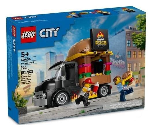 Klocki konstrukcyjne LEGO City 60404 Ciężarówka Z Burgerami