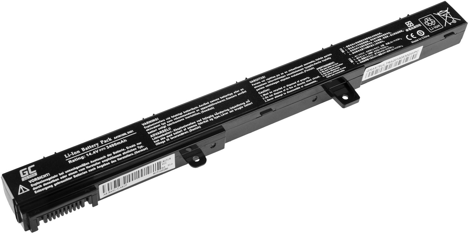 Green Cell ULTRA do Asus X451MAV X551 X551C X551CA X551M 14.4V 3400mAh