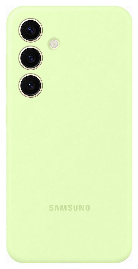 Etui typu plecki Samsung Silicone Case do S24 light green