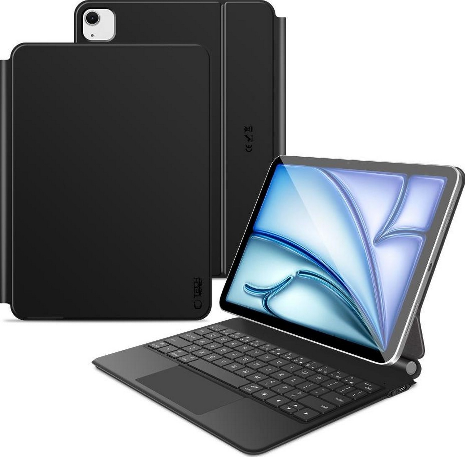 Tech-Protect SC Magnetic + KB do iPad AIR 10.9” 4 / 5 / 2020-2022 / 11” 6 / 7 / 2024-2025 czarny
