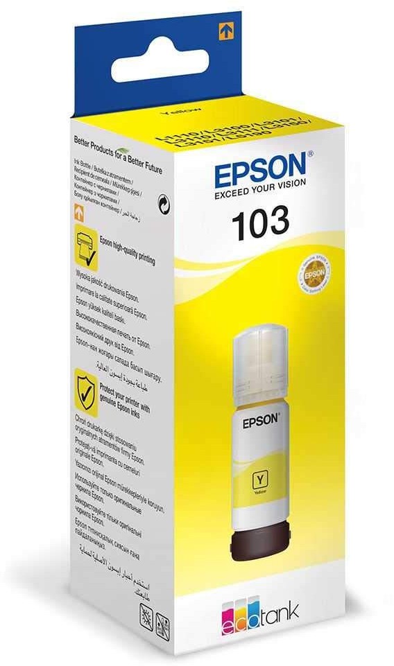 Oryginał Epson Tusz ET103 żółty