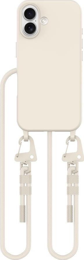 Etui typu plecki Tech-Protect Magnecklace MagSafe do iPhone 16 beżowy