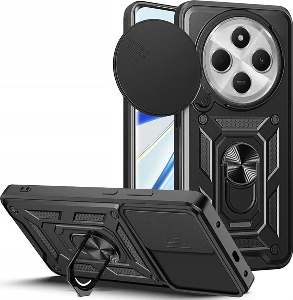 Etui typu plecki Tech-Protect Camshield Pro Xiaomi Redmi 14C / Poco C75 czarny