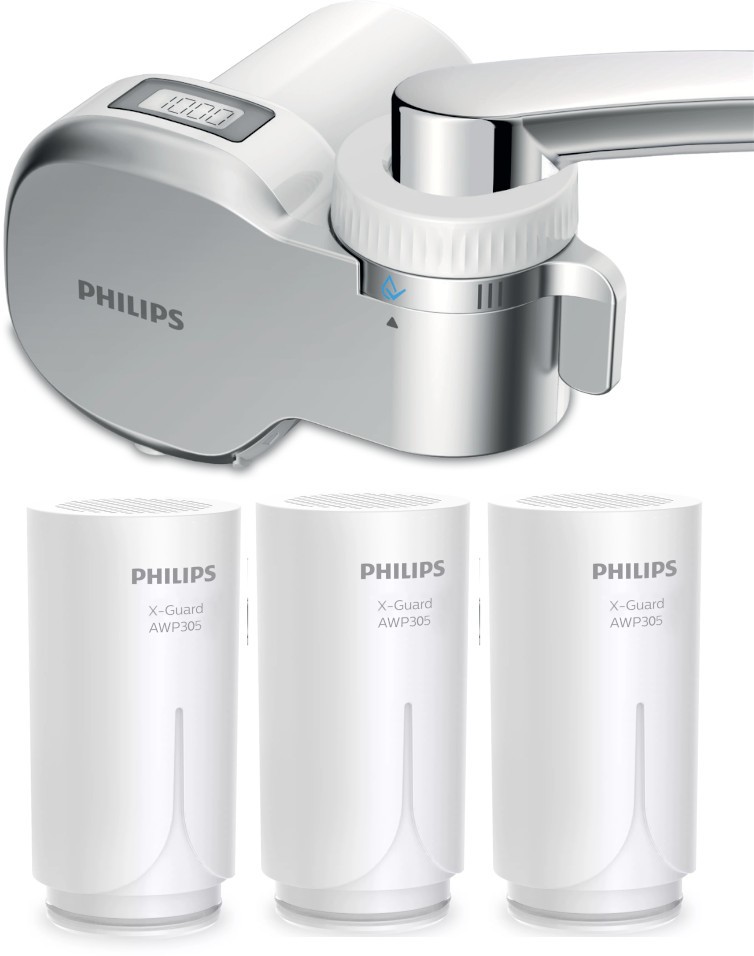 Philips AWP3705P3/10 + 3 filtry X-Guard biały