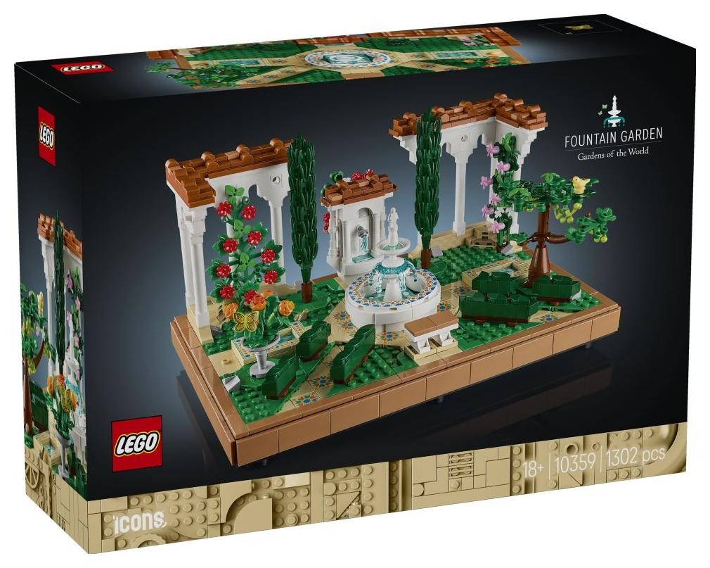 Klocki konstrukcyjne LEGO Icons 10359 Fontanna w ogrodzie