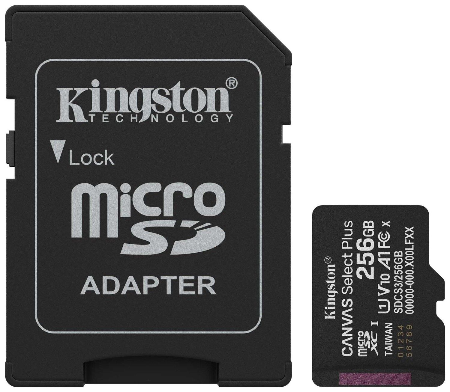 Kingston microSDXC Canvas Select Plus Gen3 256GB 150R Class 10 UHS-I