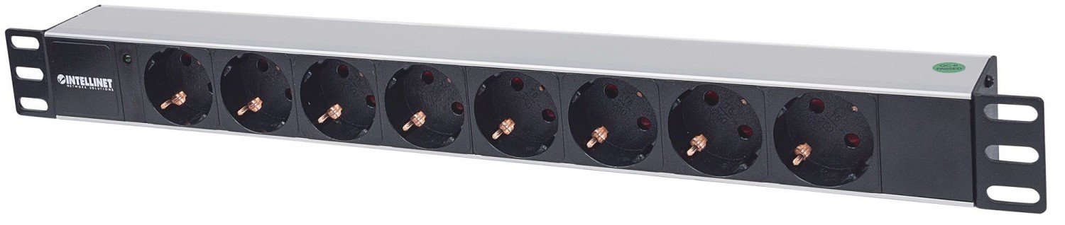 Intellinet Listwa zasilająca PDU 1U do szaf rack 19'' 714037