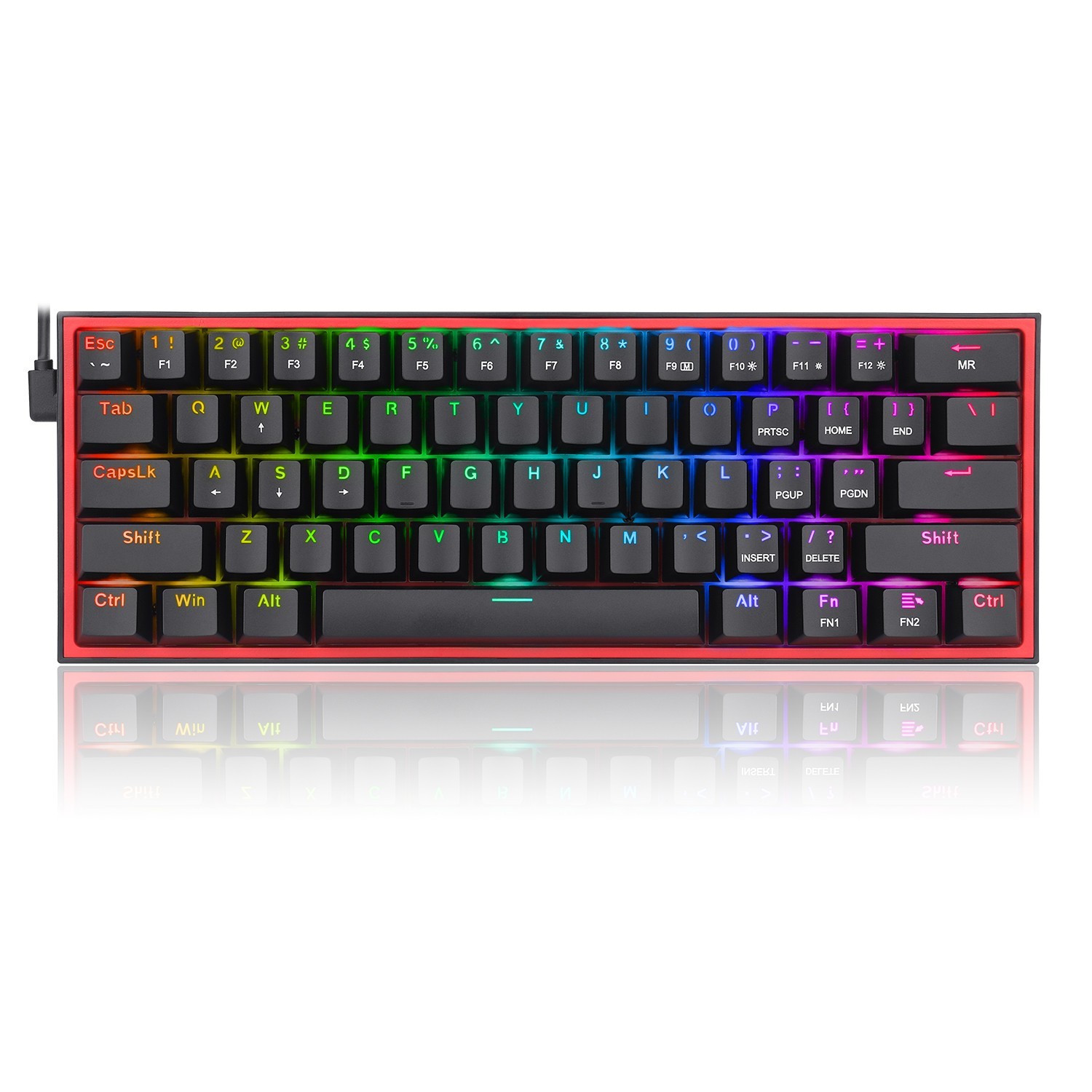 Redragon K617 Fizz RGB czarna