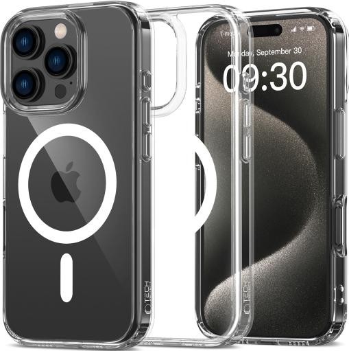 Etui typu plecki Tech-Protect FlexAir Hybrid Magsafe iPhone 16 Pro Clear