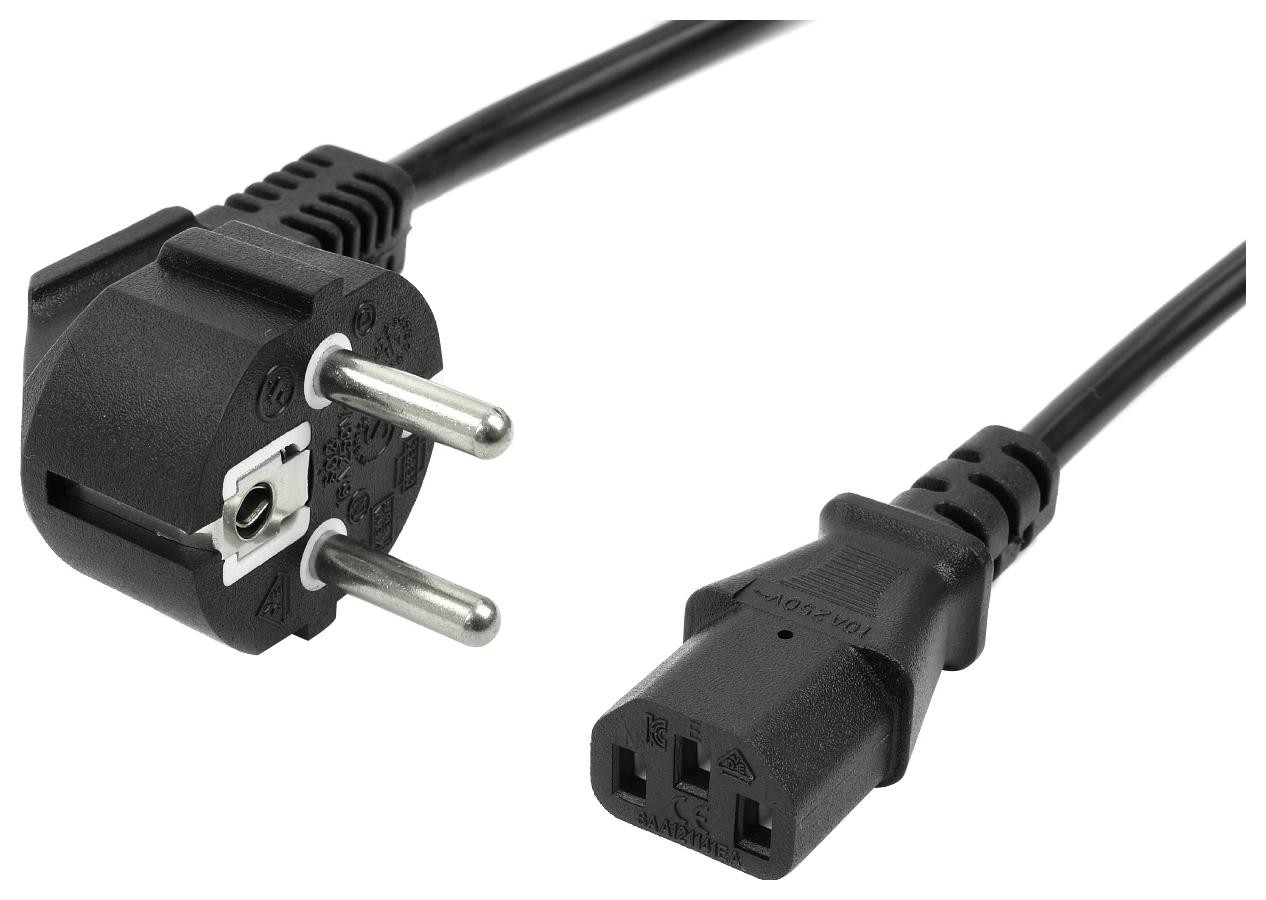 Accura zasilający Schuko - C13 1.8m VDE