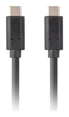 Lanberg kabel USB-C 3.1 gen 2 M/M 1m PD 100W czarny