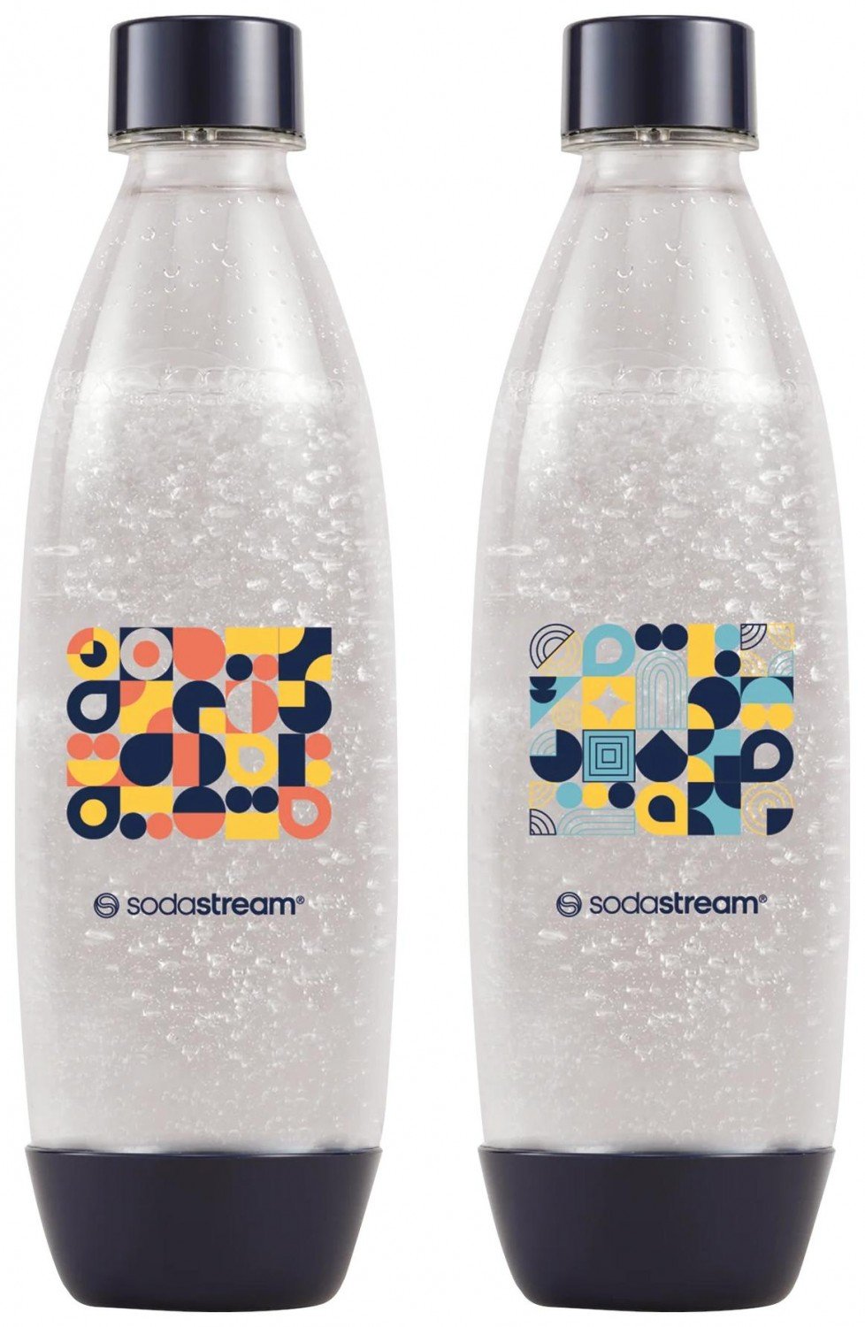 SodaStream Fuse Bubble Mosaic 2 x 1 L niebieski