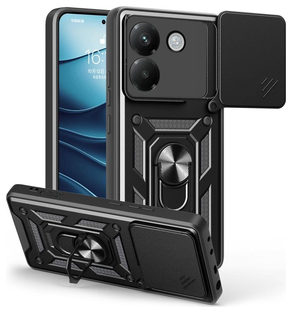 Etui Tech-Protect Camshield Pro Xiaomi Poco M7 Pro 5G black