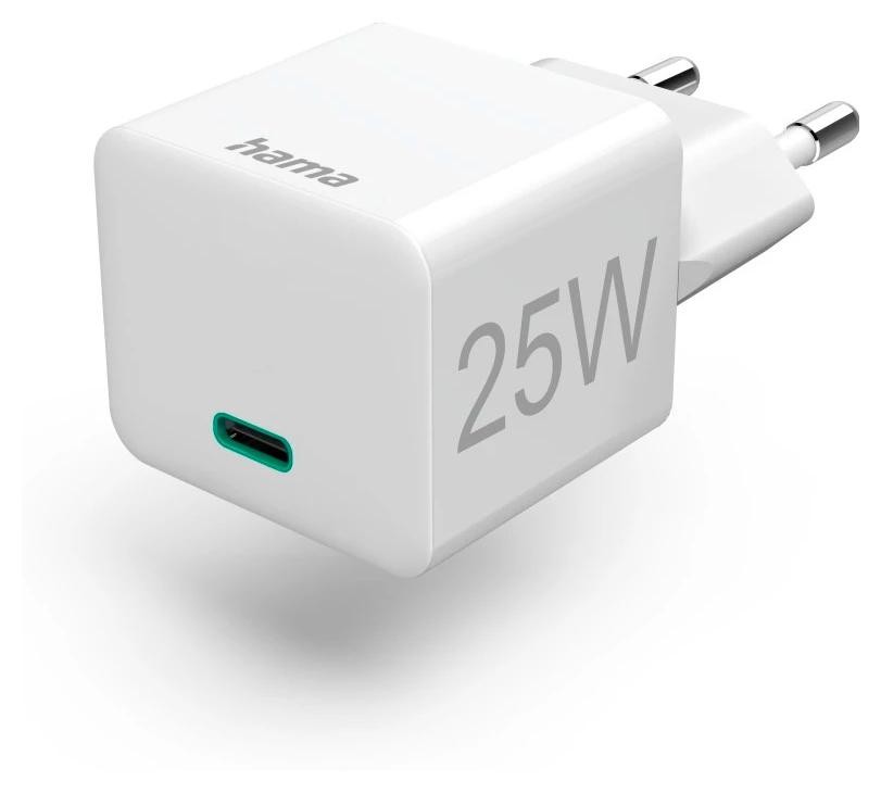 Hama mini 25W PD/QC 3.0 1x USB-C biały