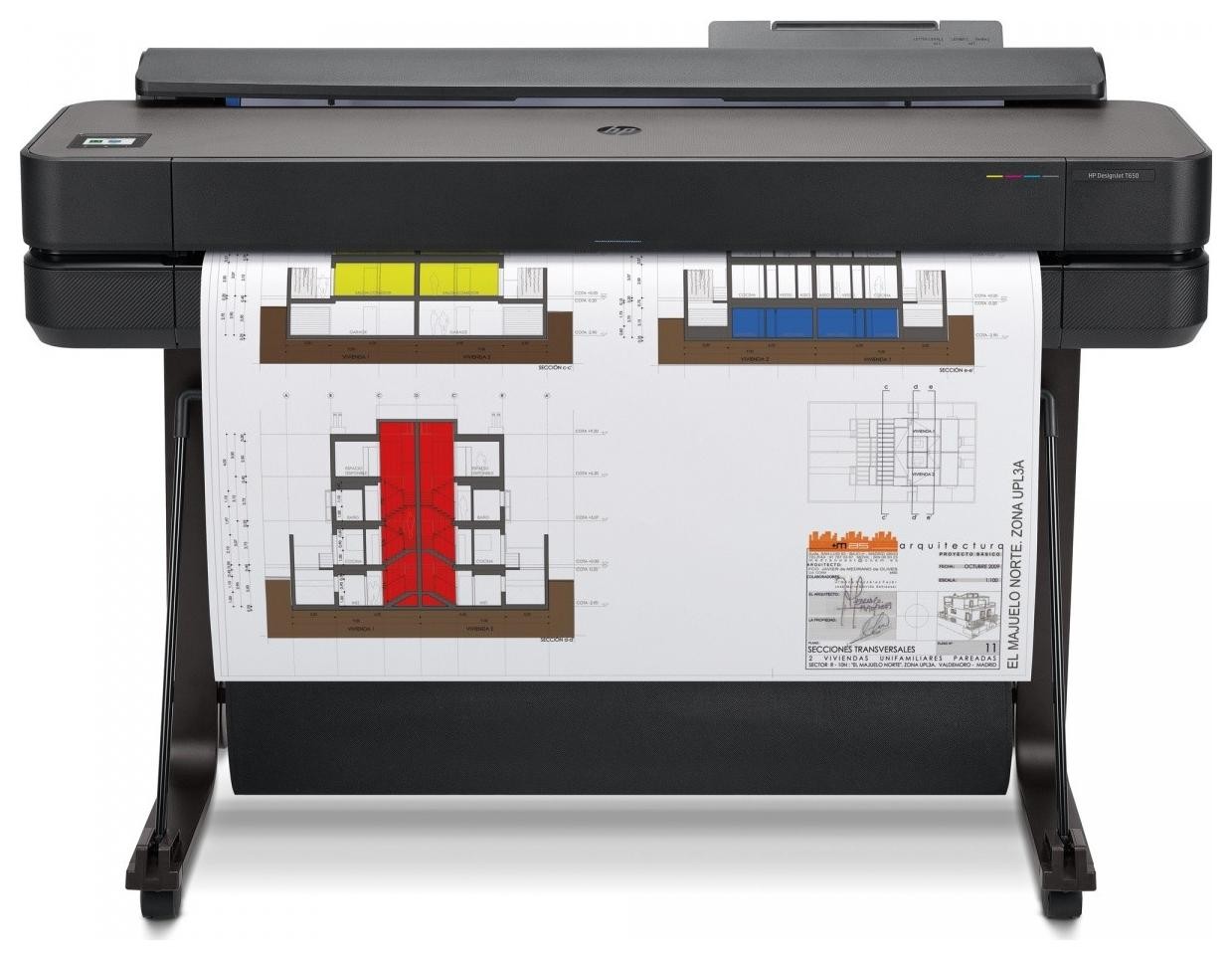 Kolorowa Ploter HP DesignJet T650 36-in Printer