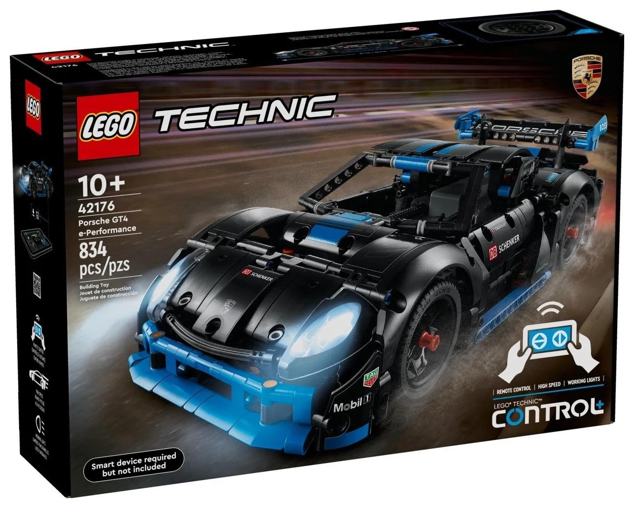 Klocki konstrukcyjne LEGO Technic 42176 Samochód wyścigowy Porsche GT4 e-Performance