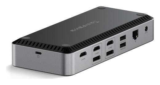 Satechi Triple 4K Display (Mac/Windows OS) | 2x DP 1.4 4K/60 Hz | 3x HDMI 2.0 4K60 Hz | USB 3.1 | USB-C 3.1 | 2x USB 3.0 | USB-C 3.0 | RJ-45