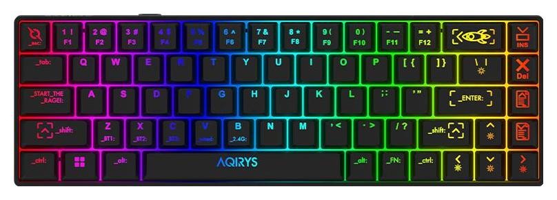 AQIRYS MIRA Wirelles&BT+Wired black