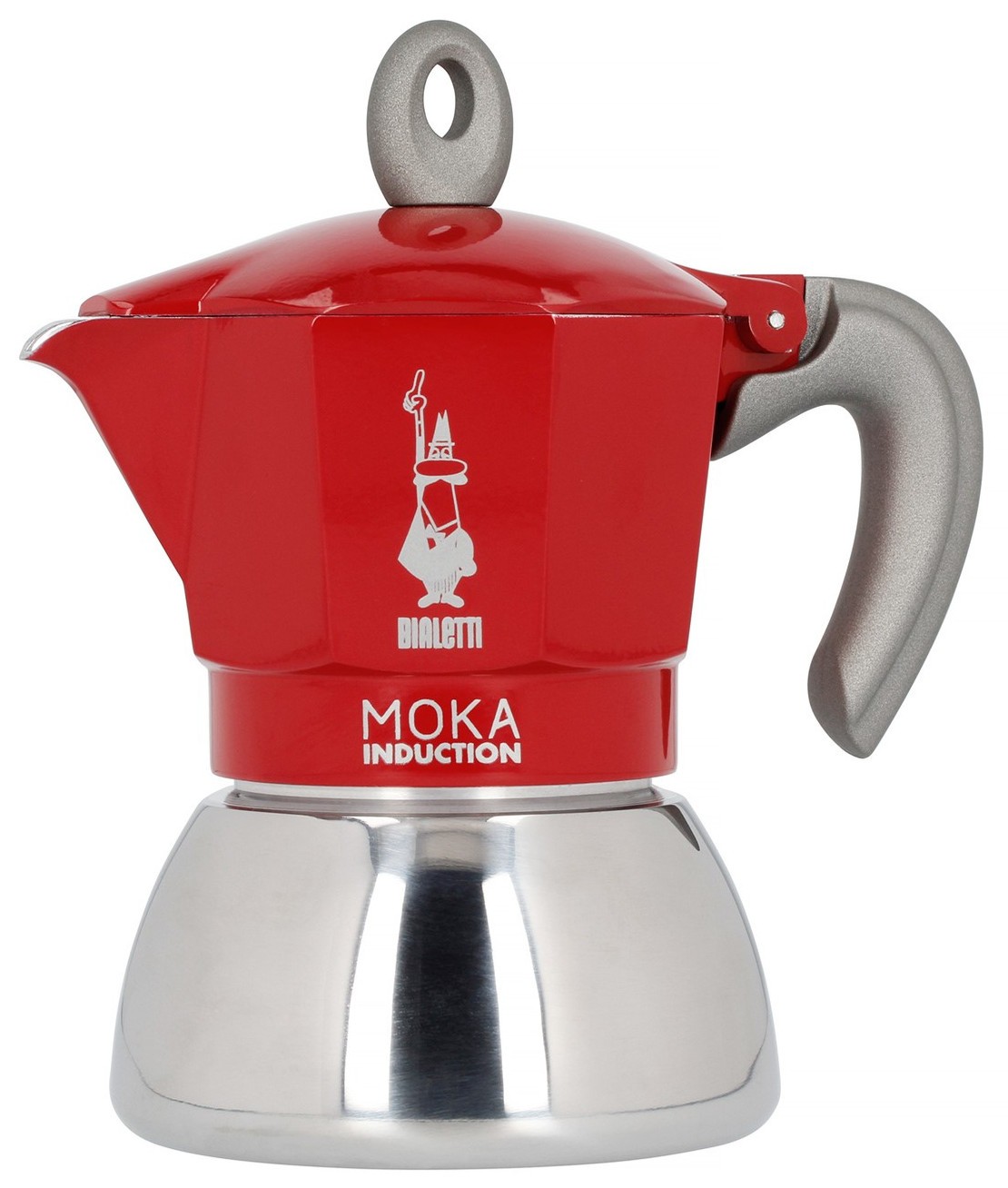 Kawiarka Bialetti Moka Induction 4TZ (200ml) Czerwona 2020