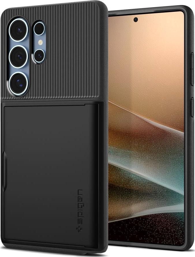 Etui typu plecki Spigen Slim Armor do Galaxy S25 Ultra czarny