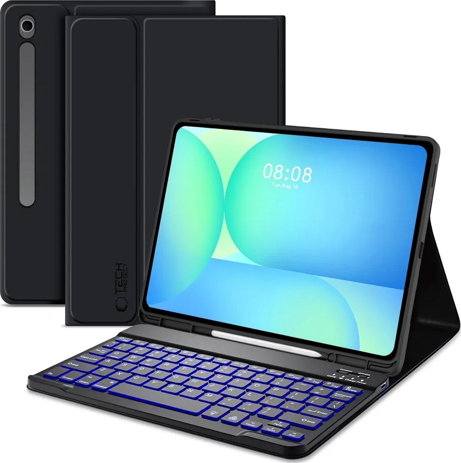 Tech-Protect SC Pen + Keyboard do Galaxy Tab S10 FE+ PLUS 13.1 X620 / X626B czarny