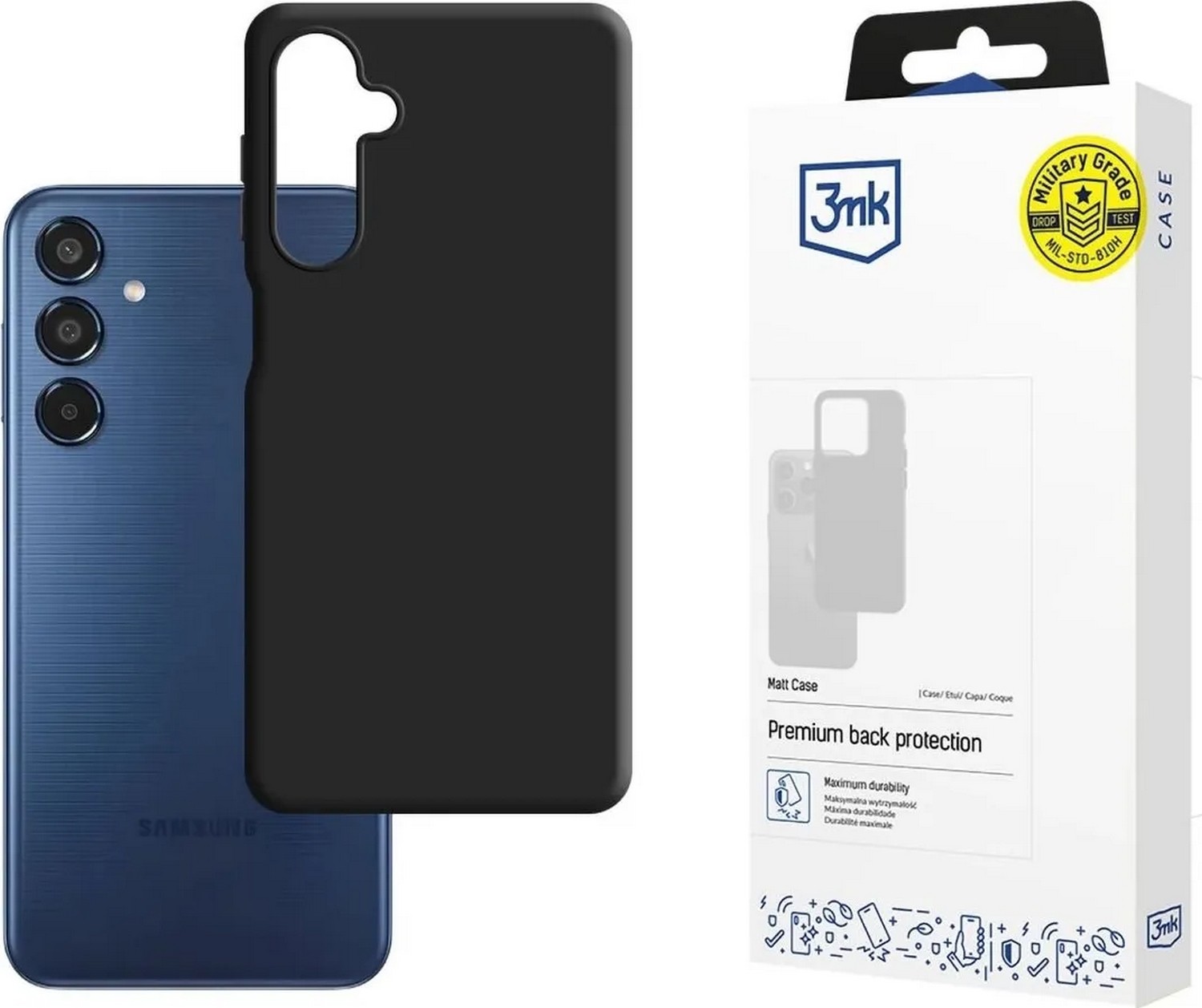 Etui typu plecki 3mk Matt Case Samsung Galaxy M35 5G