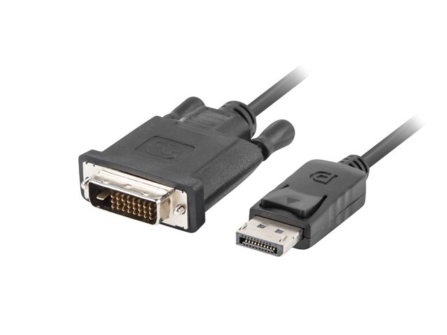 Lanberg kabel Displayport - DVI-D Dual Link M/M 1.8m czarny