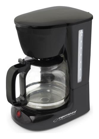 Przelewowy Esperanza Arabica EKC005 czarny