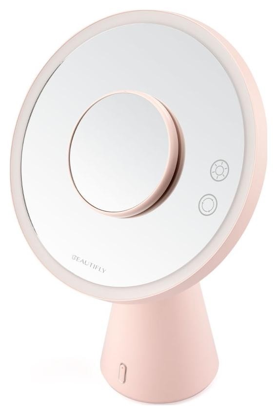 Lusterko Beautifly Smart Moon BT różowy