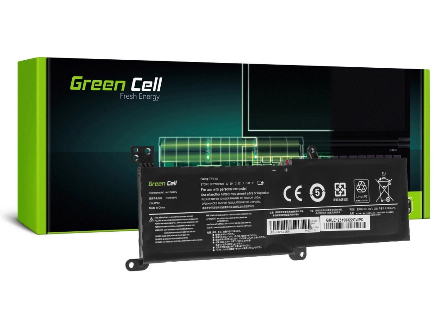 Zamiennik Green Cell do Lenovo IdeaPad 320-14IKB 320-15ABR 320-15AST 320-15IAP 320-15IKB 320-15ISK 330-15IKB 520-15IKB