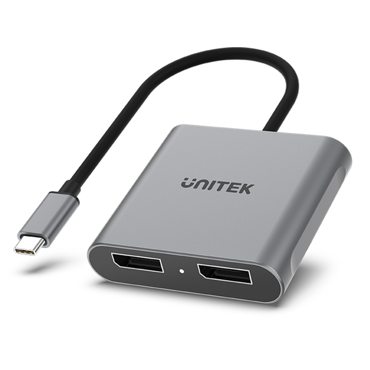 Unitek Adapter USB-C na 2x port DP 1.4 8K 60Hz