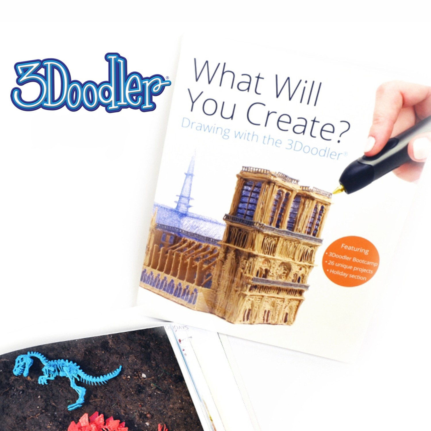3DOODLER Create Book - Książka projektów 3D