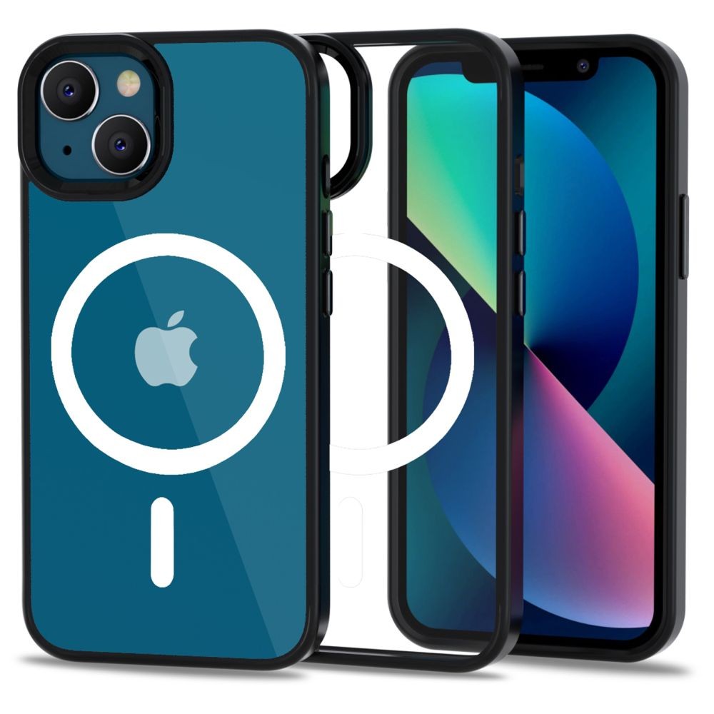 Etui typu plecki Tech-Protect Magmat Magsafe iPhone 13 Clear czarny