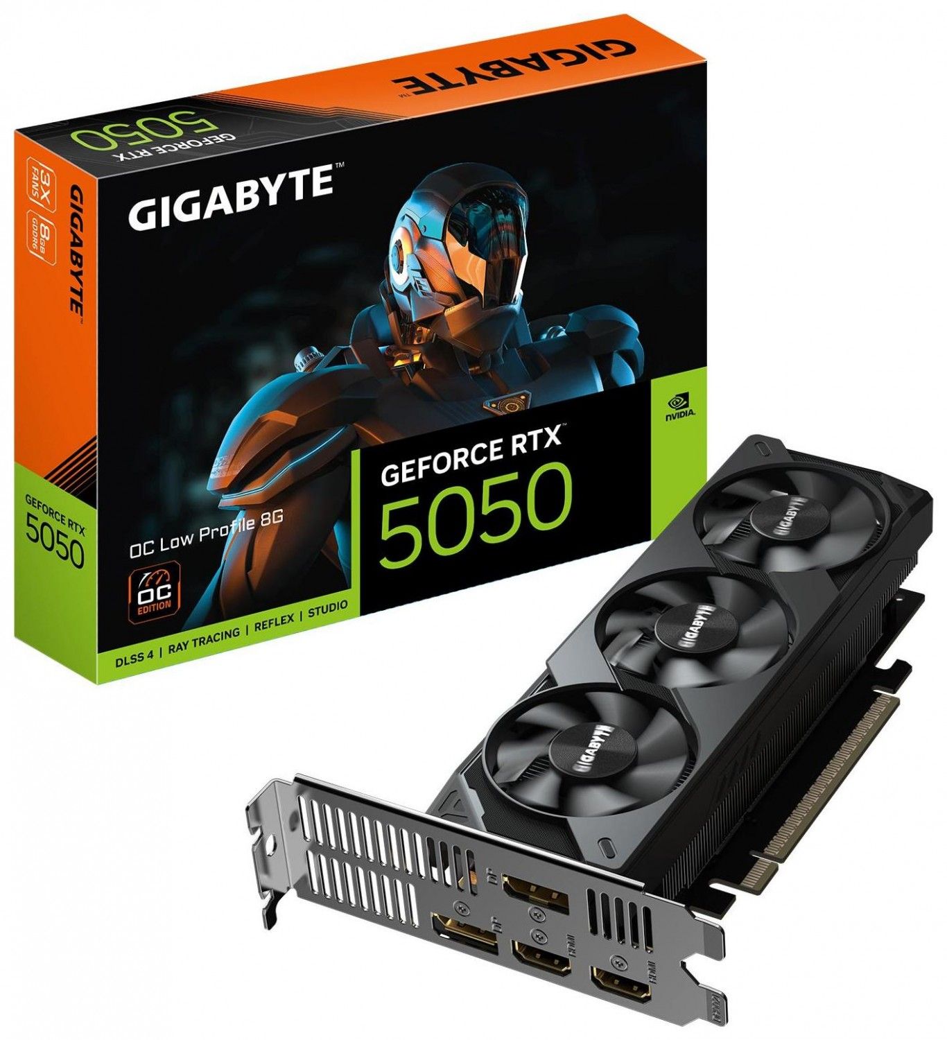 Gigabyte GeForce RTX 5050 Low Profile OC 8GB DLSS 4