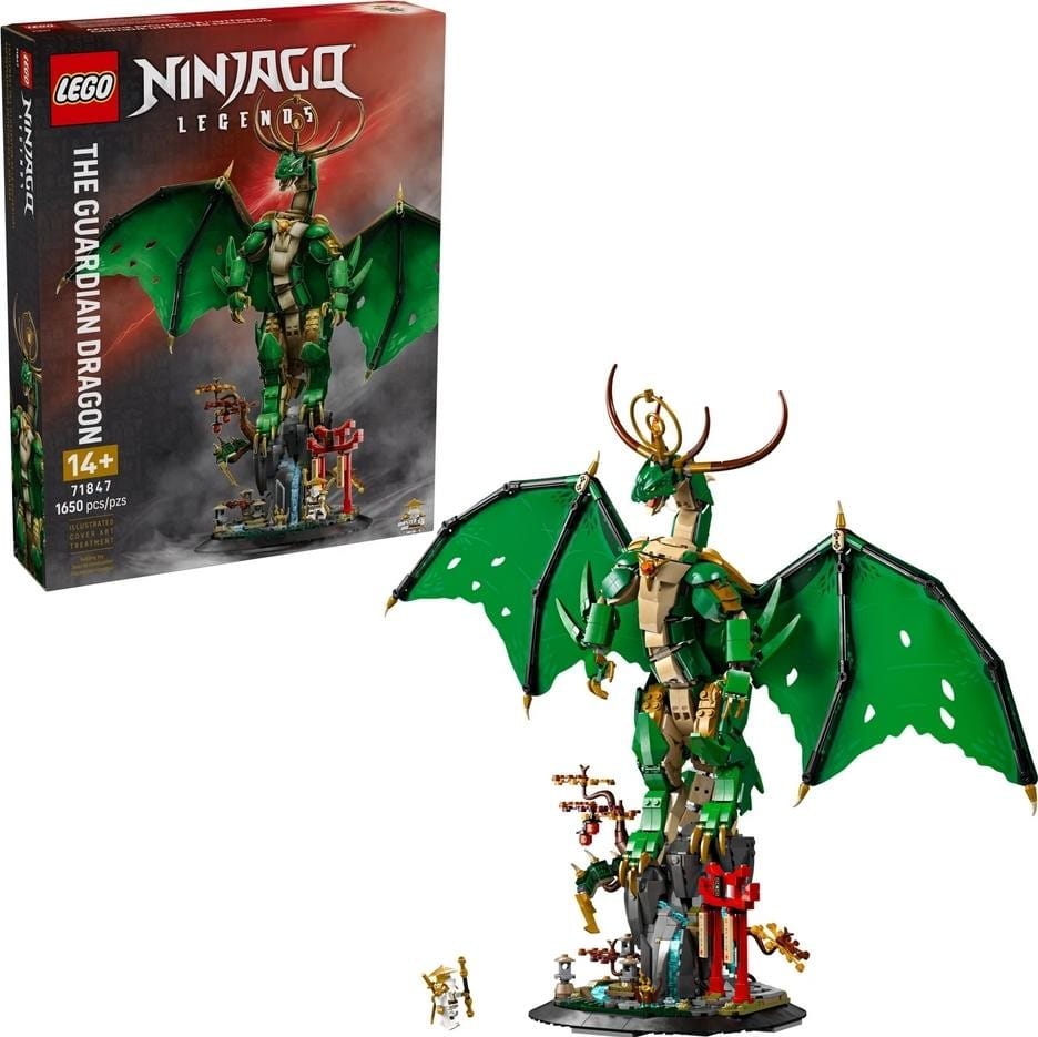 Klocki konstrukcyjne LEGO Ninjago 71847 Smok-Strażnik