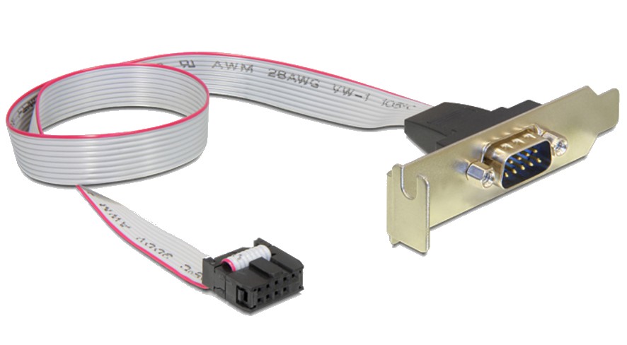 Gembird Gniazdo, sledz do obudowy DB9M - COM 9PIN