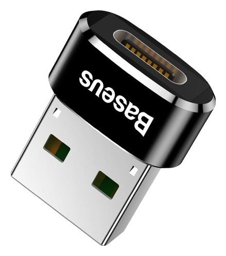 Baseus USB-C do USB-A 3A (czarny)