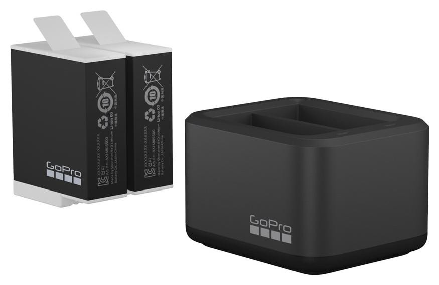 GoPro Dual Charger + 2x Enduro Battery (HERO9/10/11/12)