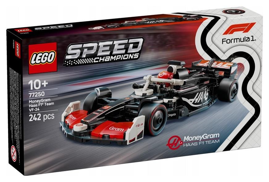 Klocki konstrukcyjne LEGO Speed Champions 77250 Bolid F1 MoneyGram Haas Team VF - 24