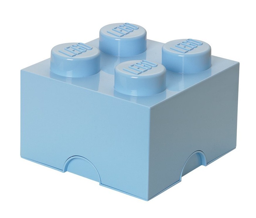 Pudełko na klocki Lego Storage Brick 4 jasnoniebieski