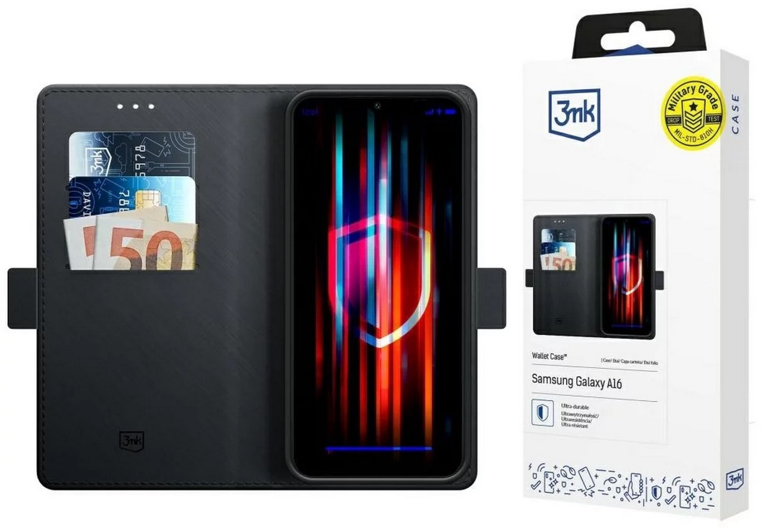 Etui z klapką 3mk Wallet Case Google Pixel 9A