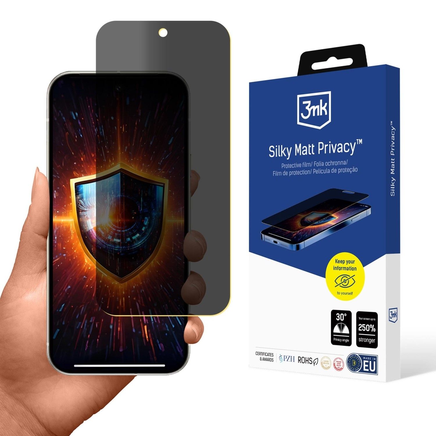 3mk Silky Matt Privacy do Google Pixel 10/10 Pro