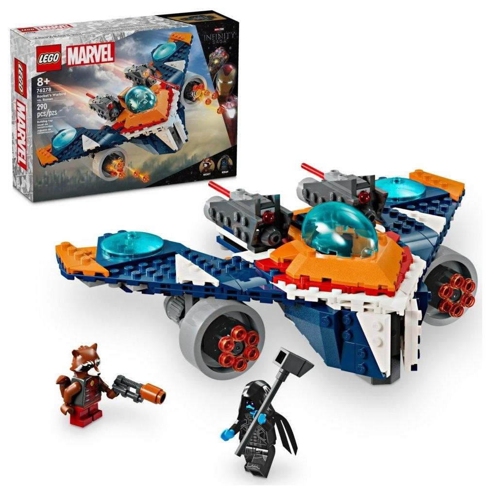 Klocki konstrukcyjne LEGO Super Heroes 76278 Warbird Rocketa