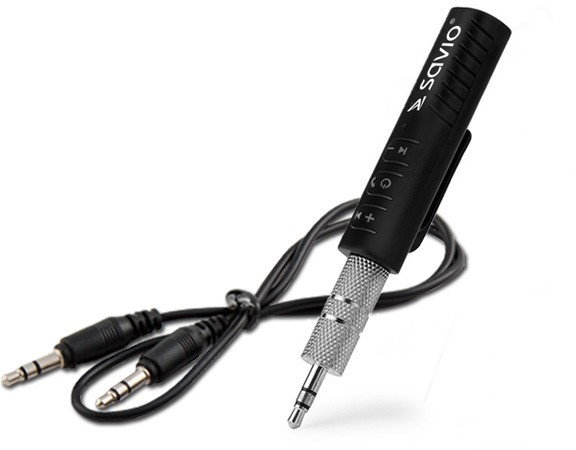 Savio Transmiter TR-11/odbiornik audio Jack 3.5mm czarny