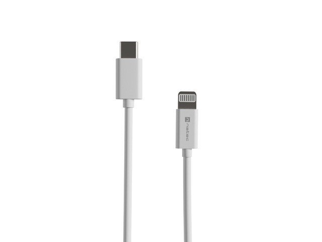 Natec Prati Lightning - USB-C 2.0m biały MFI