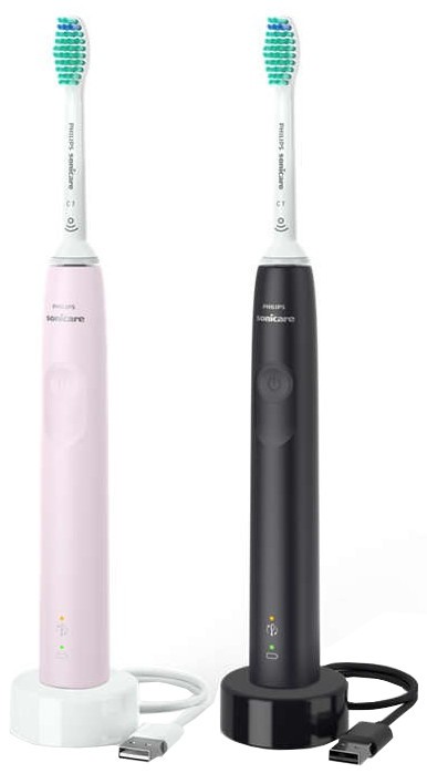 Szczoteczka soniczna Philips Sonicare 3100 HX3675/15 czarny/różowy