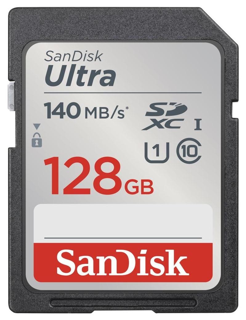 SanDisk Ultra SDXC 128GB 140 MB/s UHS-I Class 10
